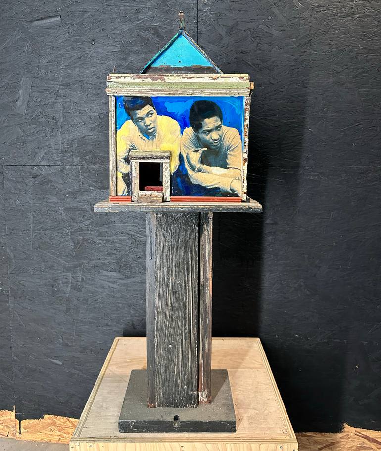 Original Abstract Expressionism Pop Culture/Celebrity Sculpture by Epaul Julien