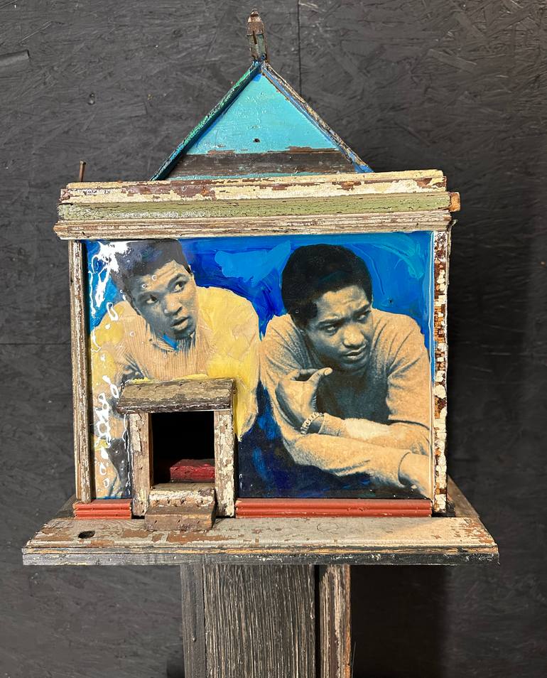 Original Abstract Expressionism Pop Culture/Celebrity Sculpture by Epaul Julien