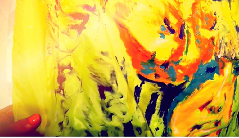 Original Pop Art Women Painting by Cínthya Verri