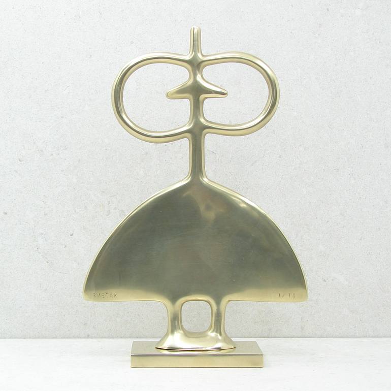 Original Figurative Abstract Sculpture by Dragomir Svecak