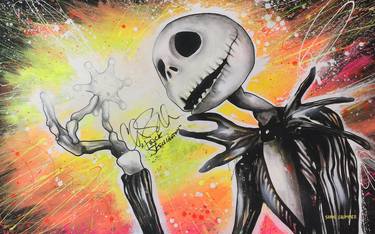 Autographed-Jack Skellington Painting thumb