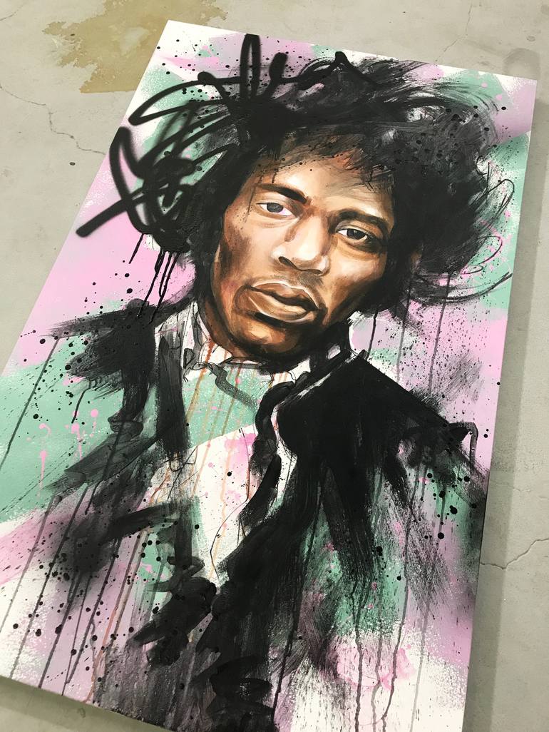 Original Modern Celebrity Painting by Shane Grammer