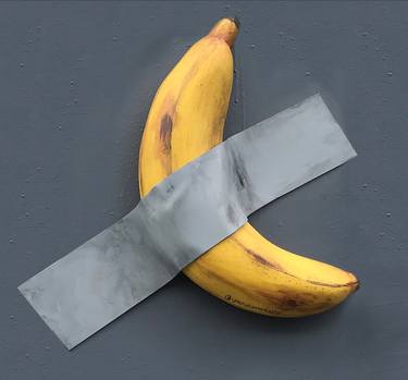 Banana Duct Tape Art Installation thumb