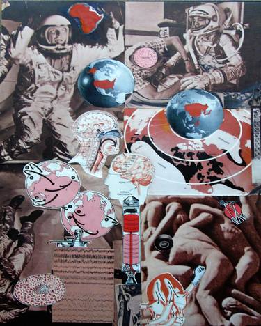 Print of Abstract Outer Space Collage by Ted Parsons