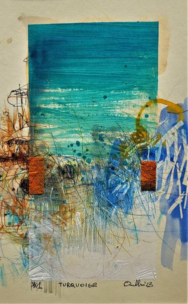 Original Street Art Abstract Drawing by Tomasz Omelko