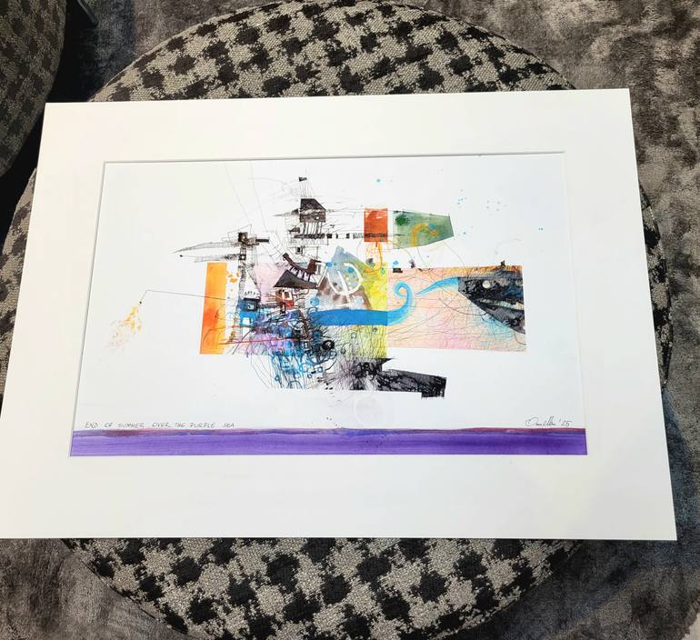 Original Abstract Expressionism Abstract Drawing by Tomasz Omelko