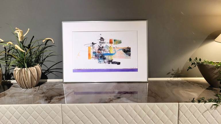 Original Abstract Expressionism Abstract Drawing by Tomasz Omelko