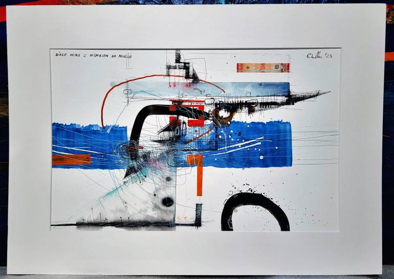 Original Abstract Expressionism Abstract Drawing by Tomasz Omelko
