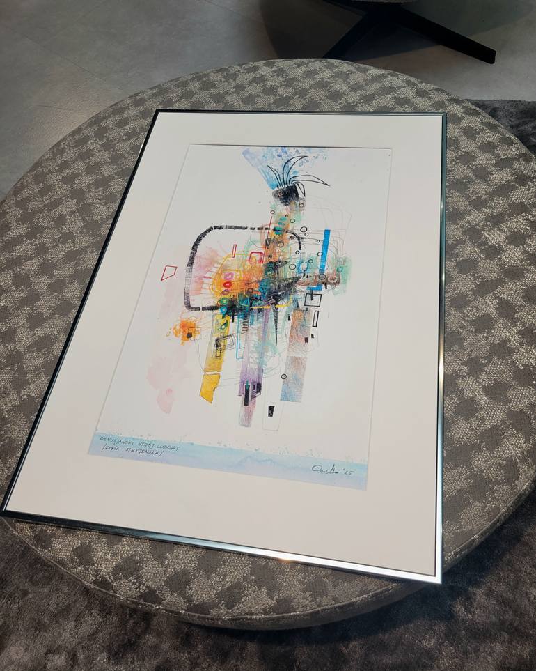 Original Abstract Drawing by Tomasz Omelko