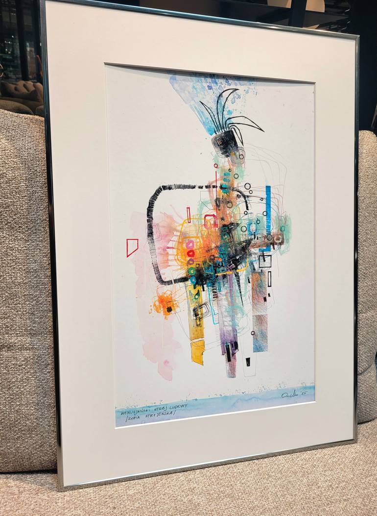 Original Abstract Drawing by Tomasz Omelko