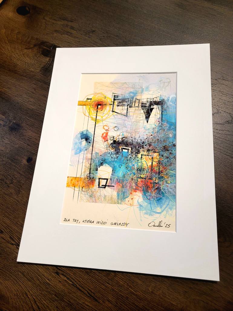 Original Abstract Expressionism Abstract Drawing by Tomasz Omelko