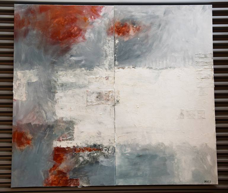 Original Minimalism Abstract Painting by Tomasz Omelko