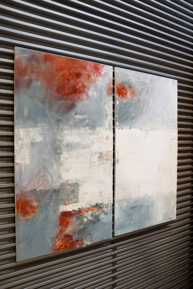 Original Minimalism Abstract Painting by Tomasz Omelko