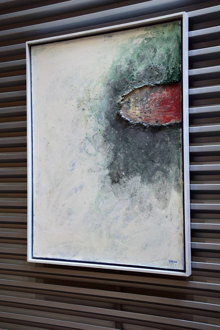 Original Minimalism Abstract Painting by Tomasz Omelko