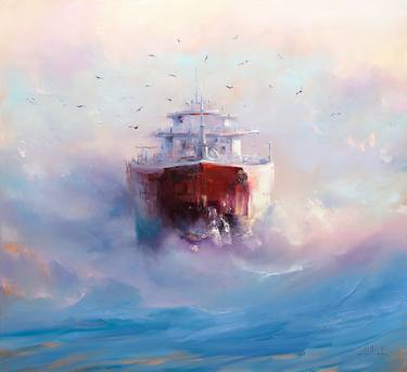 Original Seascape Paintings by Bozhena Fuchs