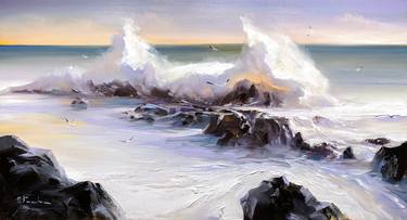 Original Seascape Paintings by Bozhena Fuchs