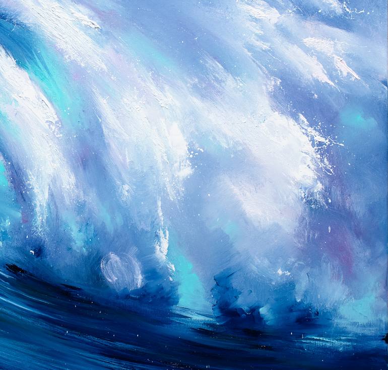 Original Contemporary Seascape Painting by Bozhena Fuchs