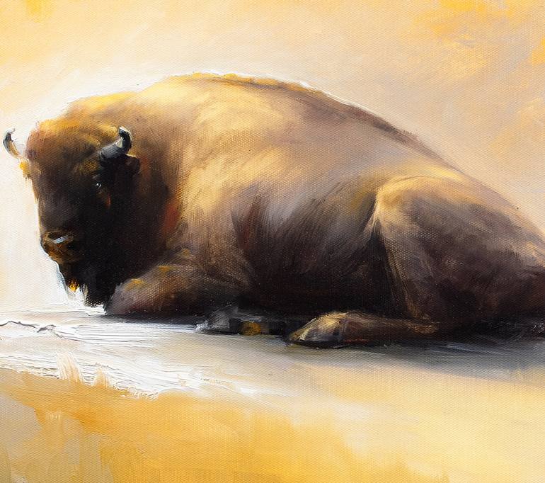 Original Realism Animal Painting by Bozhena Fuchs
