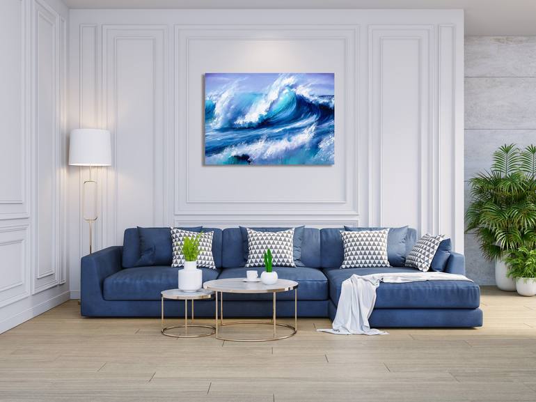 Original Seascape Painting by Bozhena Fuchs