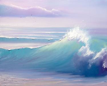 Original Impressionism Seascape Paintings by Bozhena Fuchs