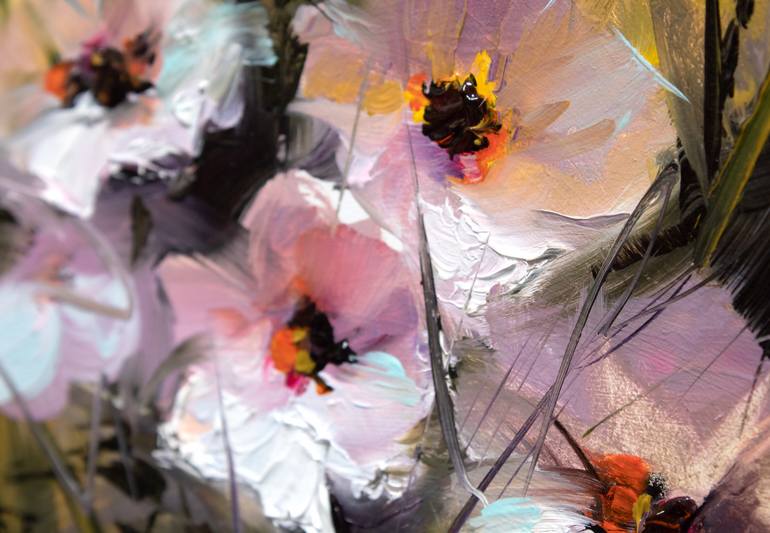 Original Impressionism Floral Painting by Bozhena Fuchs