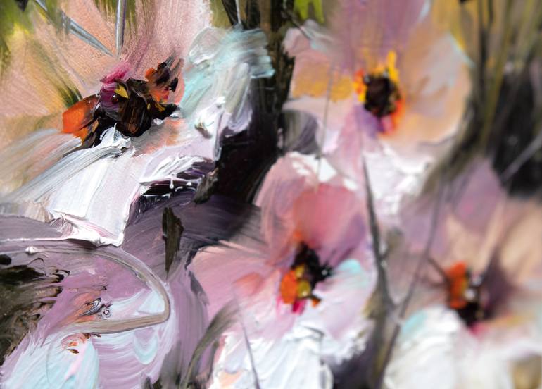 Original Impressionism Floral Painting by Bozhena Fuchs