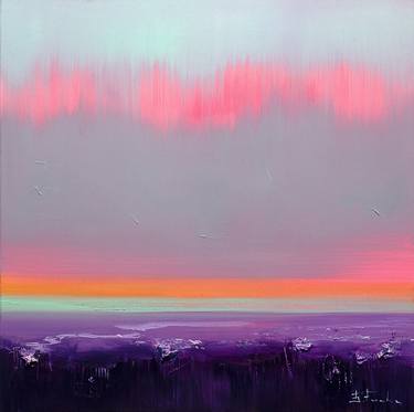 Original Abstract Landscape Paintings by Bozhena Fuchs