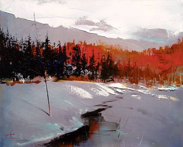 Original Landscape Paintings by Bozhena Fuchs