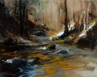 Original Realism Landscape Paintings by Bozhena Fuchs