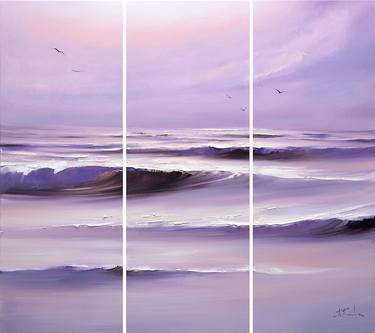 Original Contemporary Seascape Paintings by Bozhena Fuchs