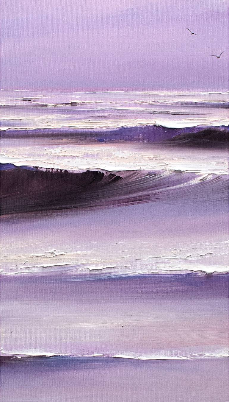 Original Contemporary Seascape Painting by Bozhena Fuchs