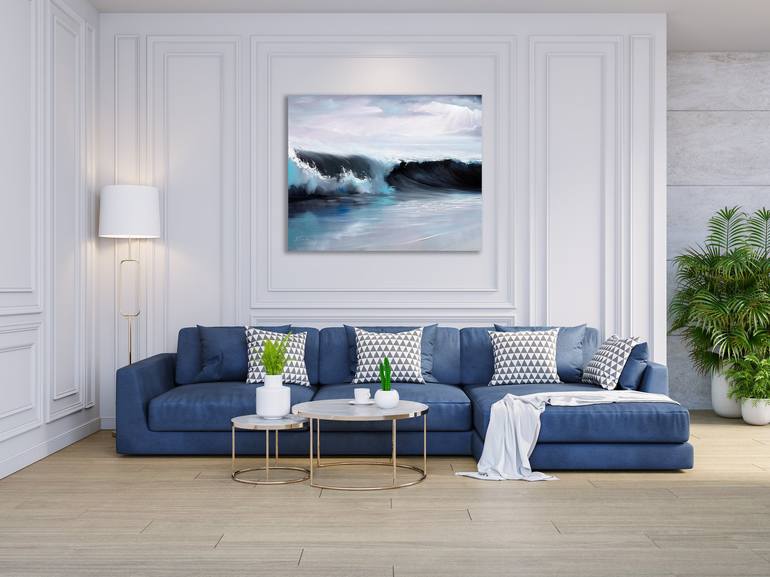 Original Seascape Painting by Bozhena Fuchs