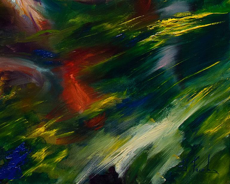 Original Impressionism Animal Painting by Bozhena Fuchs