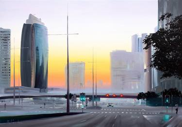 Silent Dawn on Dubai Streets thumb