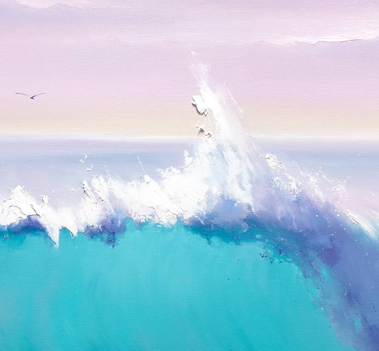 Original Impressionism Seascape Painting by Bozhena Fuchs