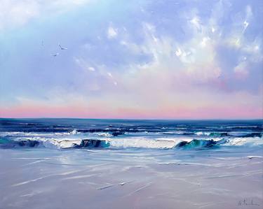 Original Impressionism Seascape Paintings by Bozhena Fuchs