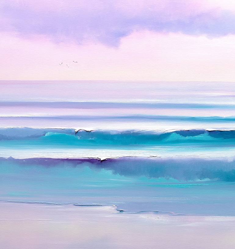 Original Seascape Painting by Bozhena Fuchs