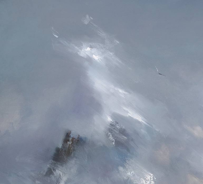 Original Expressionism Seascape Painting by Bozhena Fuchs