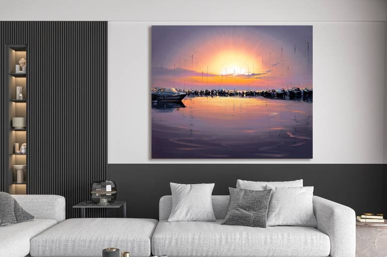 Original Realism Seascape Painting by Bozhena Fuchs