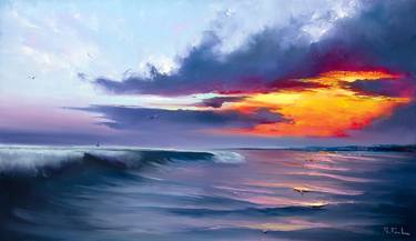 Original Realism Seascape Painting by Bozhena Fuchs