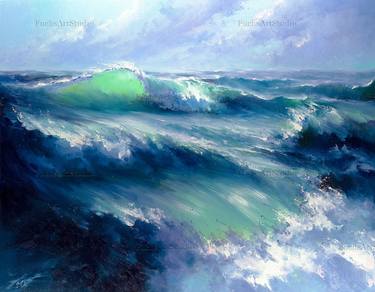 Original Seascape Paintings by Bozhena Fuchs