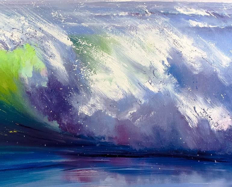 Original Seascape Painting by Bozhena Fuchs