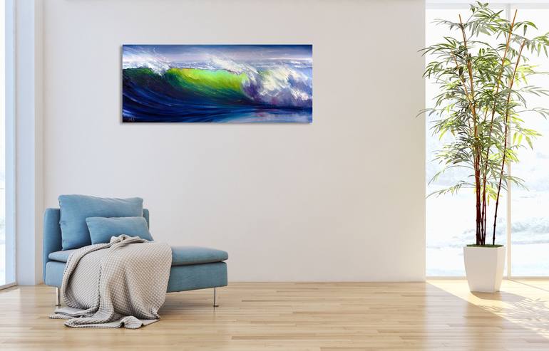 Original Seascape Painting by Bozhena Fuchs