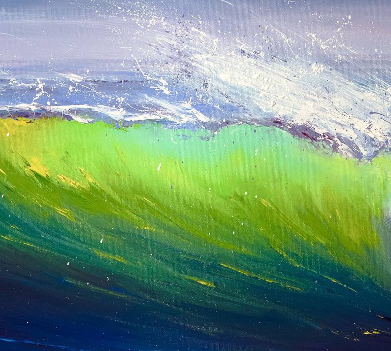 Original Seascape Painting by Bozhena Fuchs