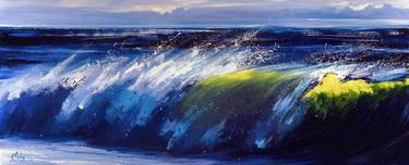 Ocean Wave Beach painting thumb
