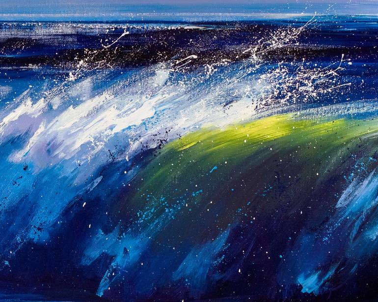 Original Seascape Painting by Bozhena Fuchs