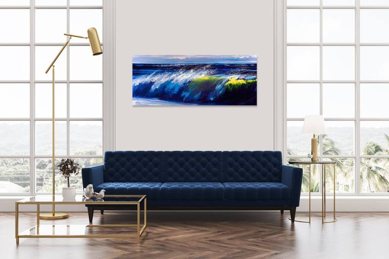 Original Seascape Painting by Bozhena Fuchs