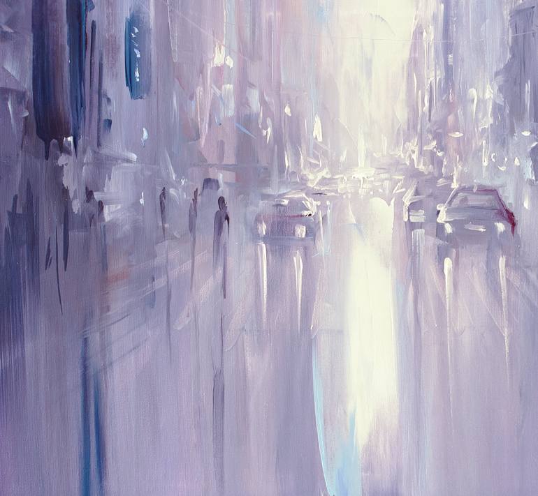 Original Cities Painting by Bozhena Fuchs