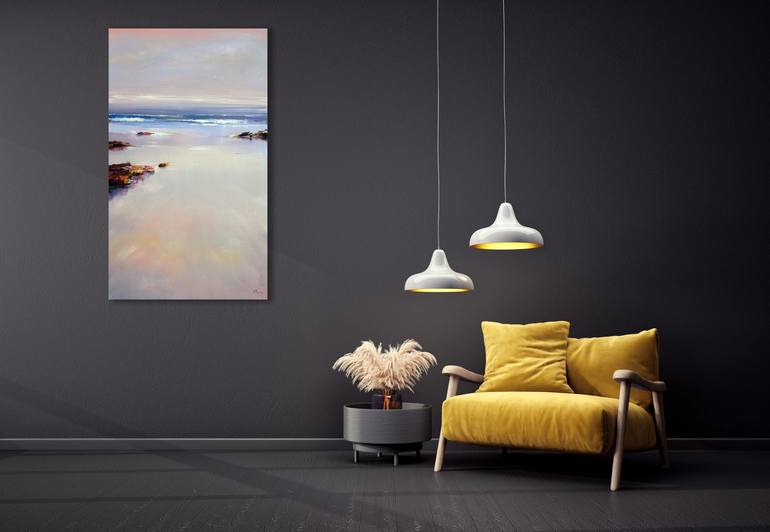 Original Fine Art Beach Painting by Bozhena Fuchs