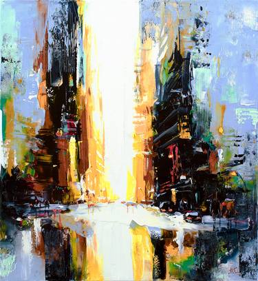 Original Cities Paintings by Bozhena Fuchs